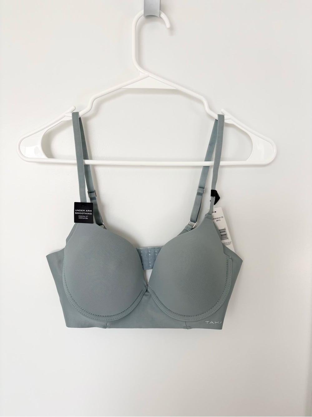 NWT Tahari Under Arm Smoothing Essential Lift Everyday Bra Sage Green - 36B
